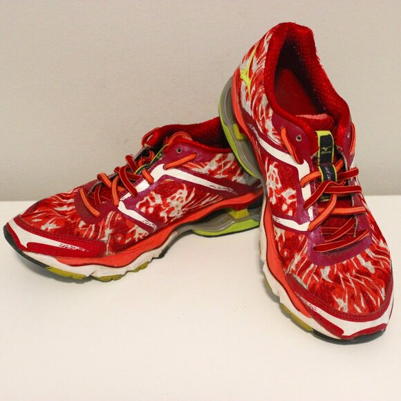 Mizuno Wave Creation 15 Red Pink Running Shoes Athletic Sneakers Womens Size 6.5 - Picture 1 of 8
